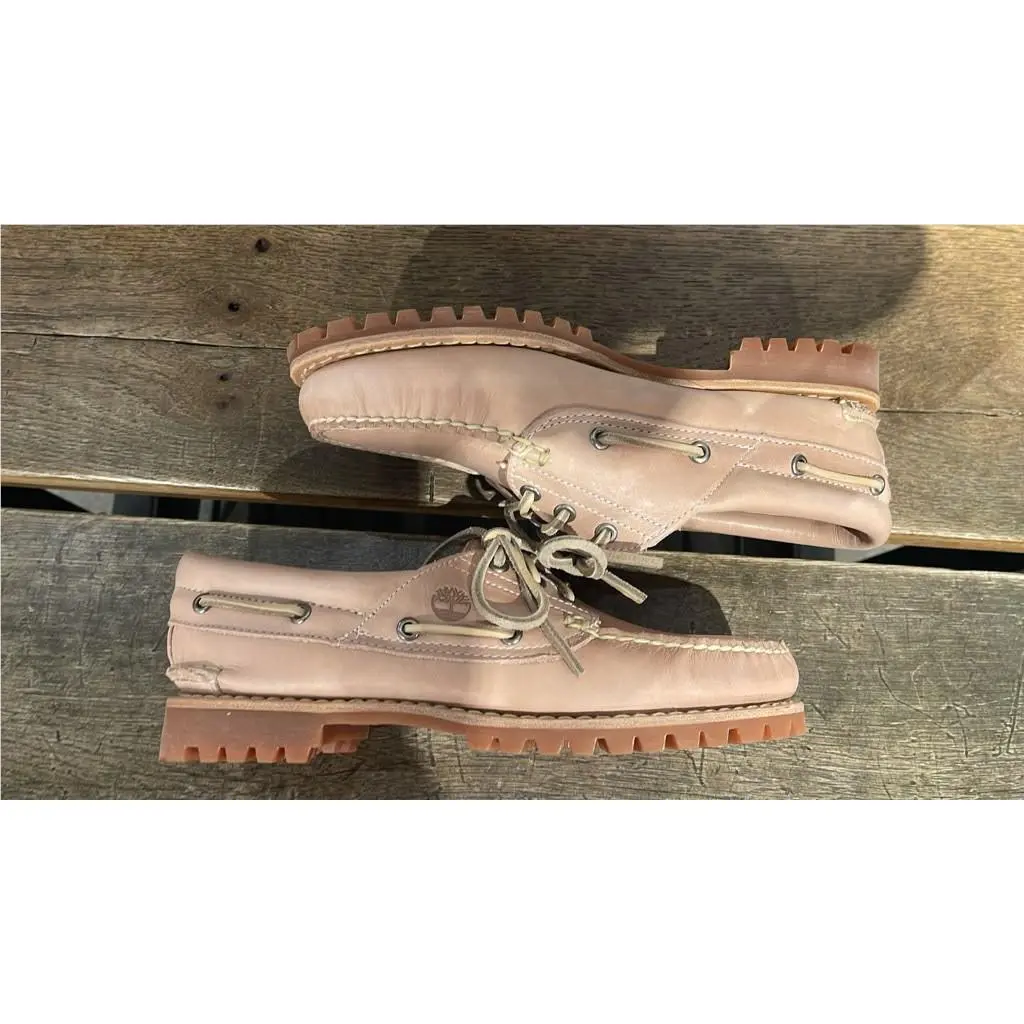 Timberland shoes - AUTHENTIC BOAT SHOE - AUTHENTIC BOAT SHOE - LIGHT PINK FULL GRAIN 16