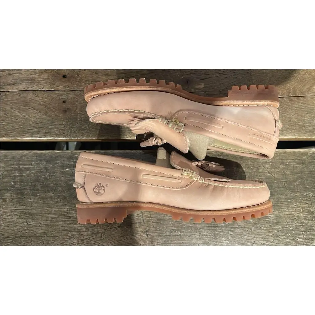 Timberland shoes - AUTHENTIC LOAFER SHOE - AUTHENTIC LOAFER SHOE - LIGHT PINK FULL GRAIN 4