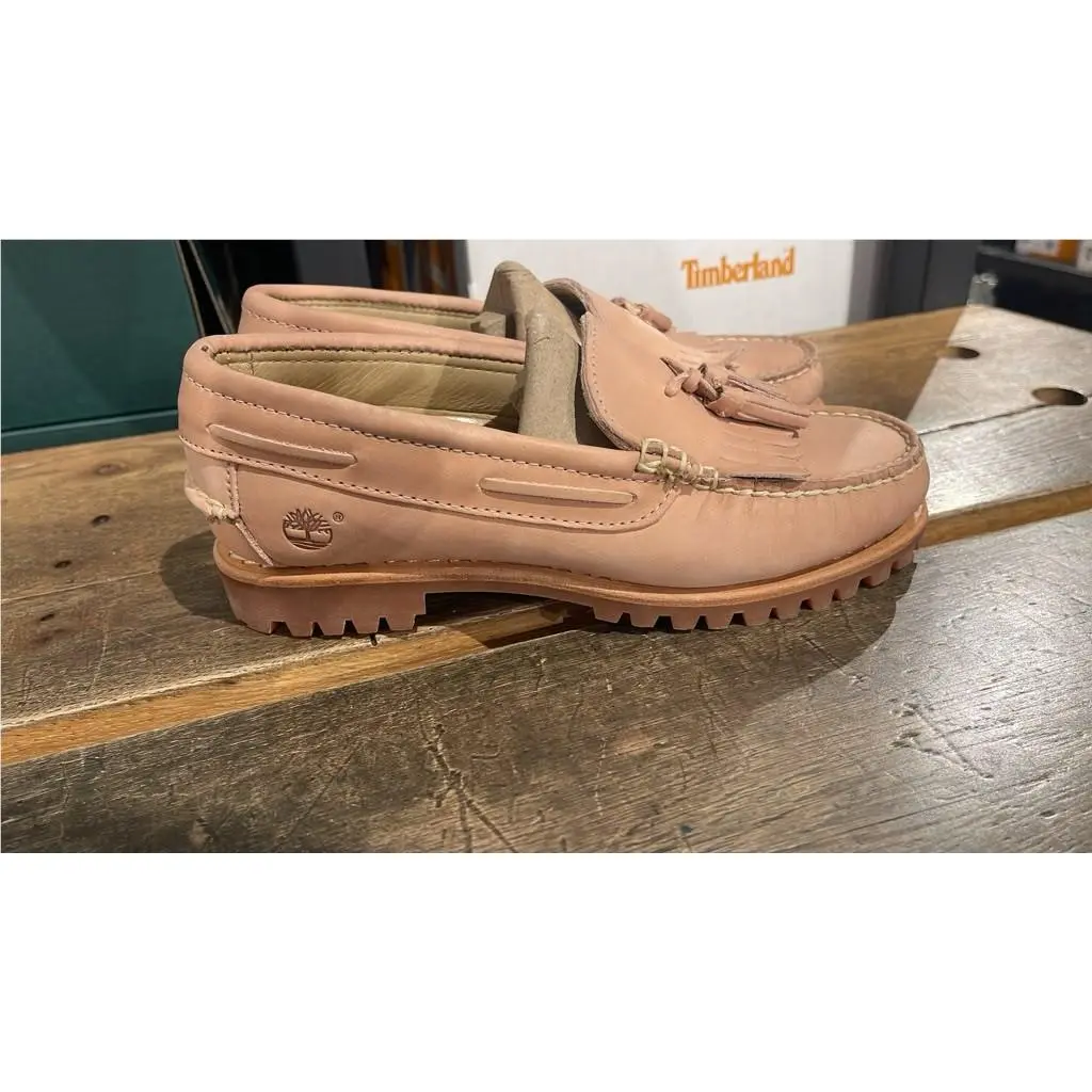 Timberland shoes - AUTHENTIC LOAFER SHOE - AUTHENTIC LOAFER SHOE - LIGHT PINK FULL GRAIN 8