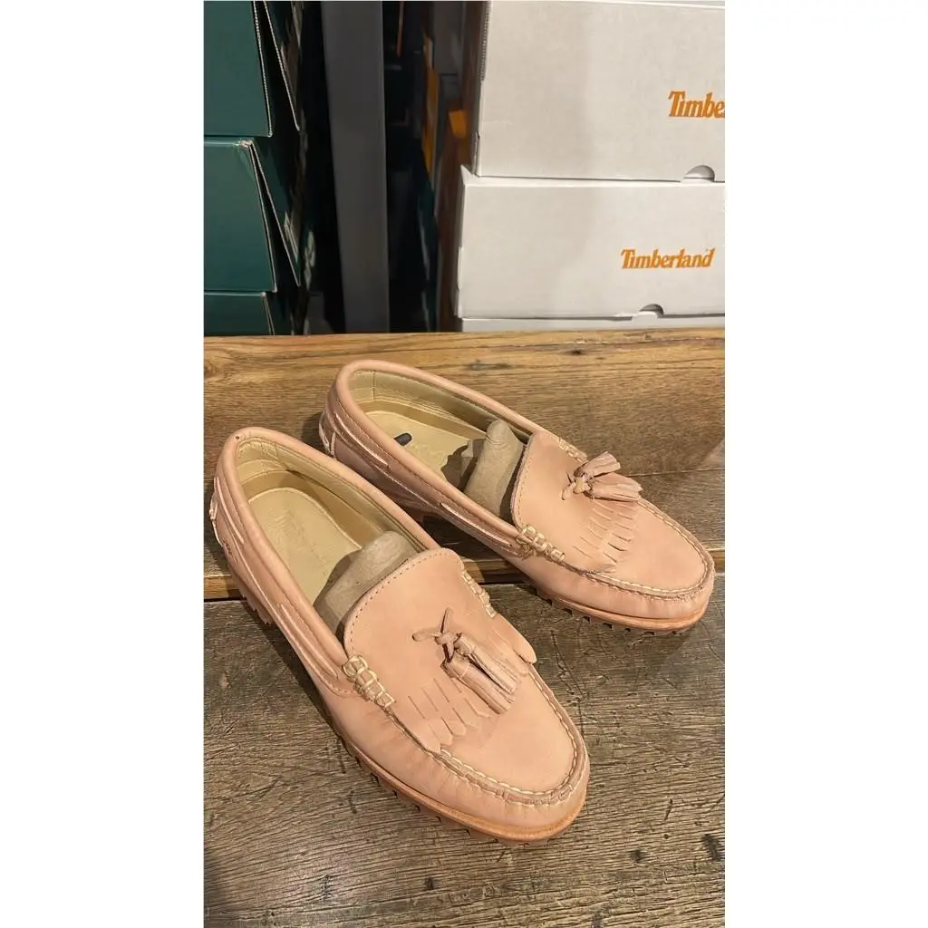 Timberland shoes - AUTHENTIC LOAFER SHOE - AUTHENTIC LOAFER SHOE - LIGHT PINK FULL GRAIN 9