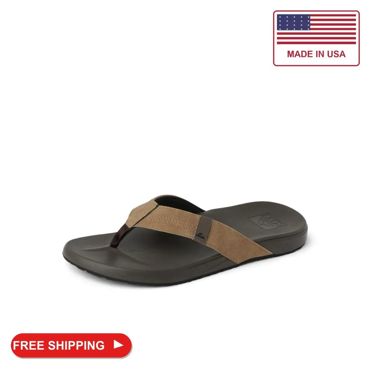 Reef Cushion Phantom Mens Sandal Btn-brown-tan 15