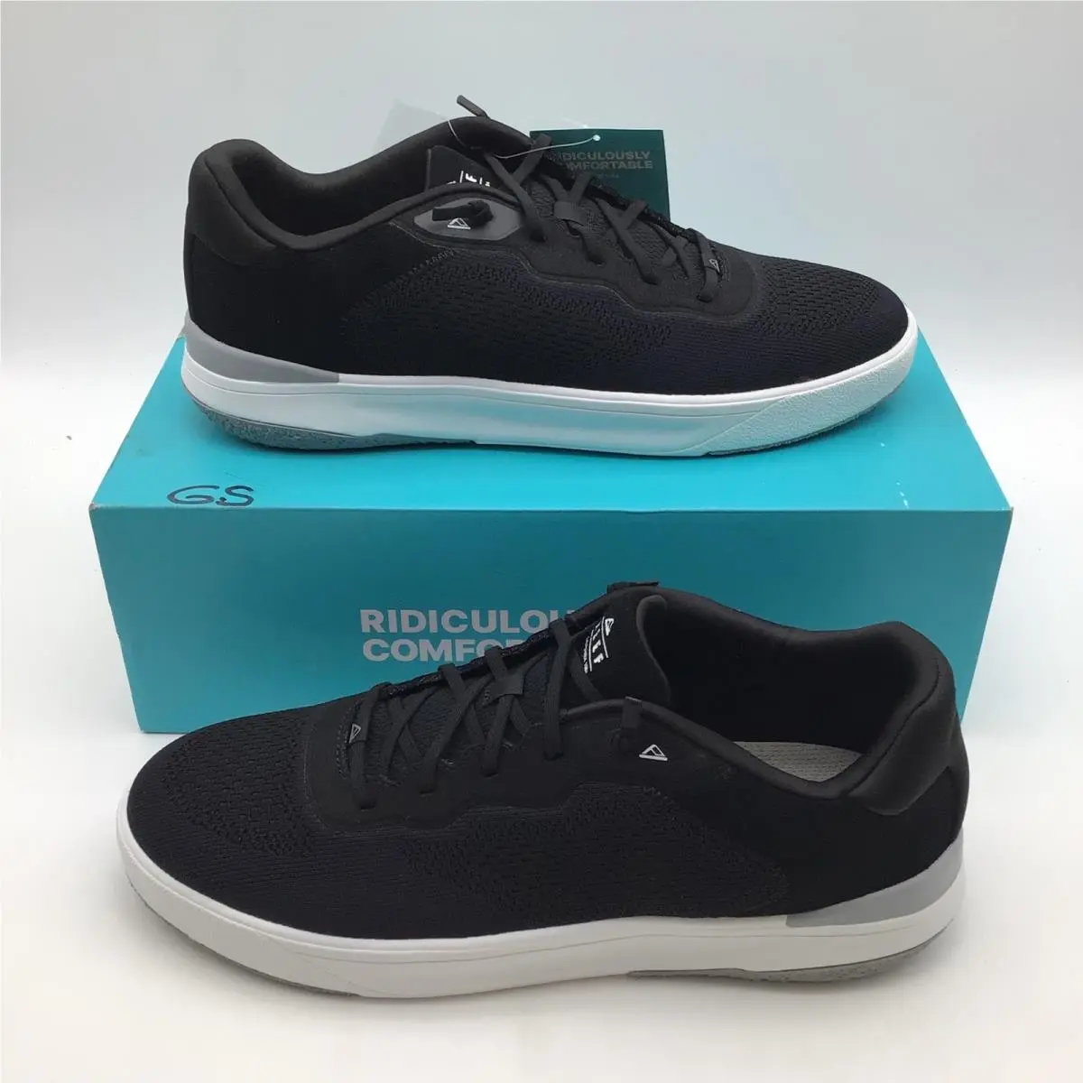 Reef Shoreline Del Mar Mens Black White Sneakers CJ8566 Size 14