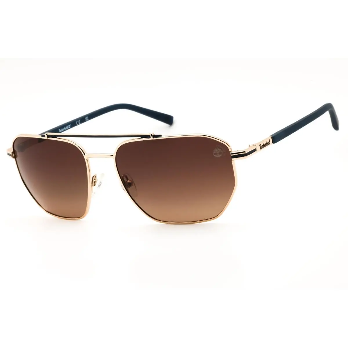 TB00038 32H Sunglasses Gold Frame Brown Polarized Lenses 60mm by Timberland