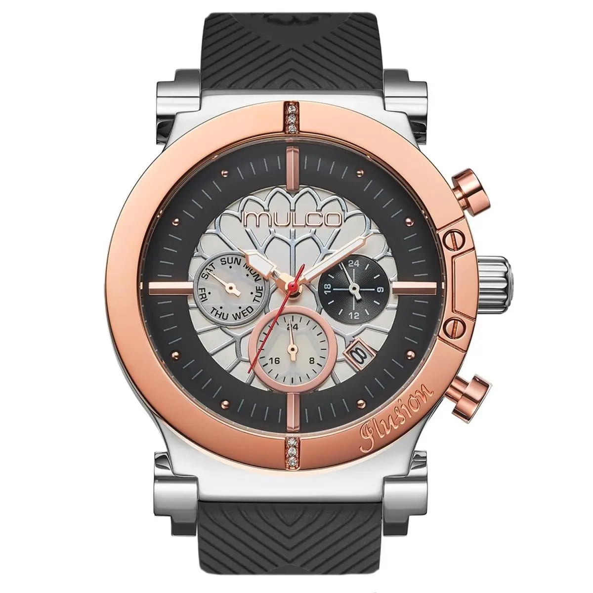 Luxury Waterproof Watch For Women - Rose Gold Stainless Steel Analog by Mulco