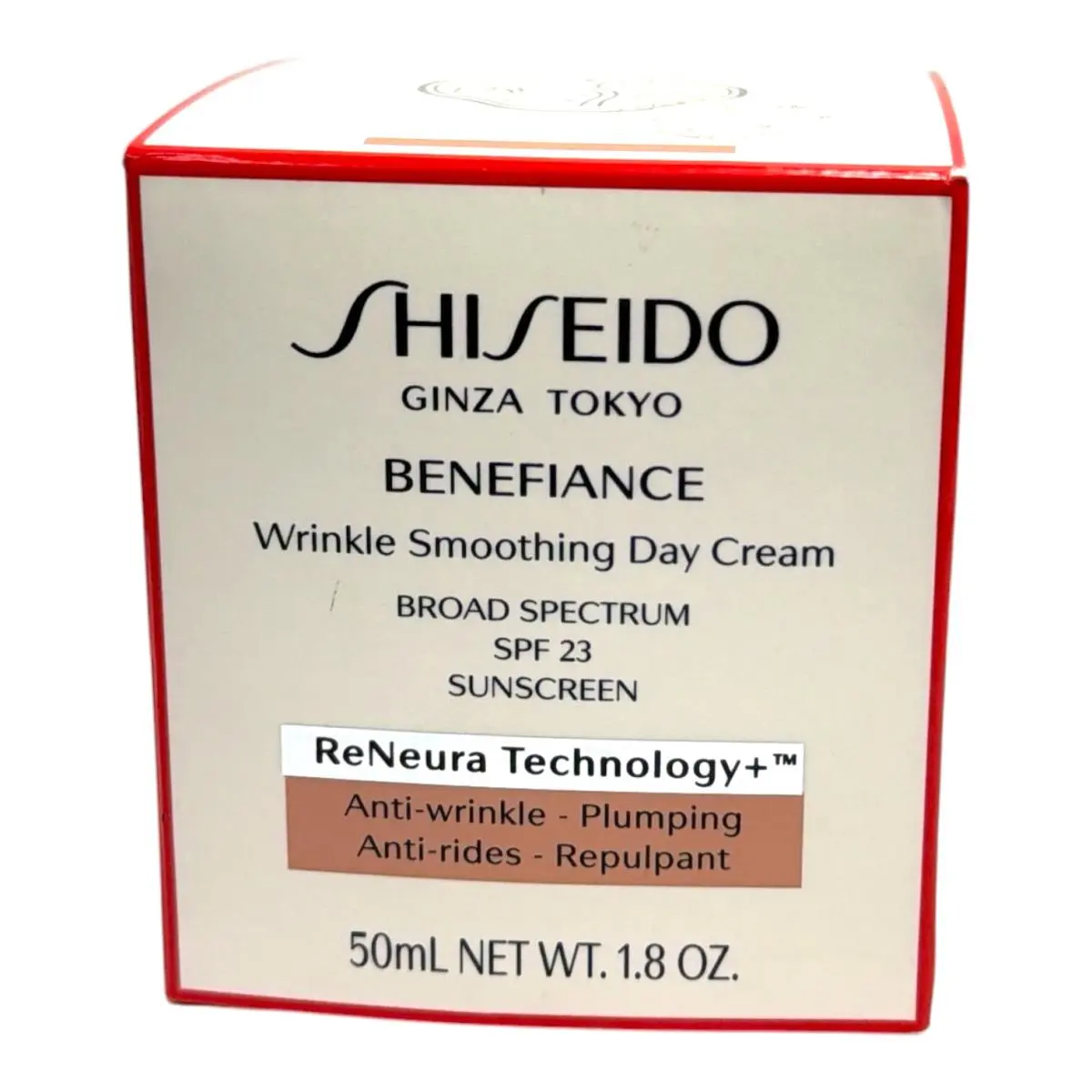 Benefiance Wrinkle Smoothing Day Cream Spf 23 Sunscreen 50ml/1.8oz by Shiseido
