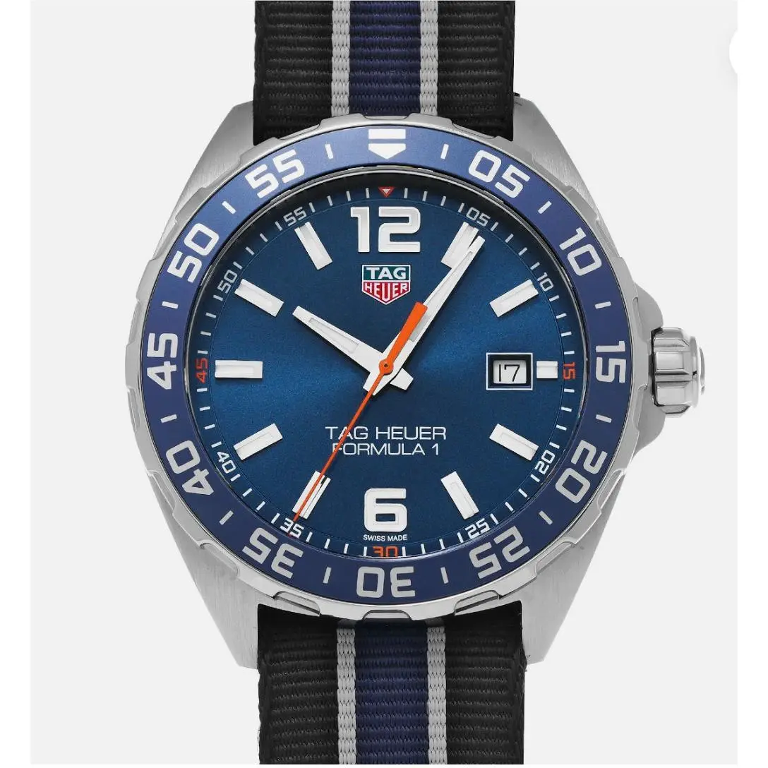 Tag Heuer WAZ1010.FC8197Formula 1 Chronograph Blue Quartz Watch Box Papers