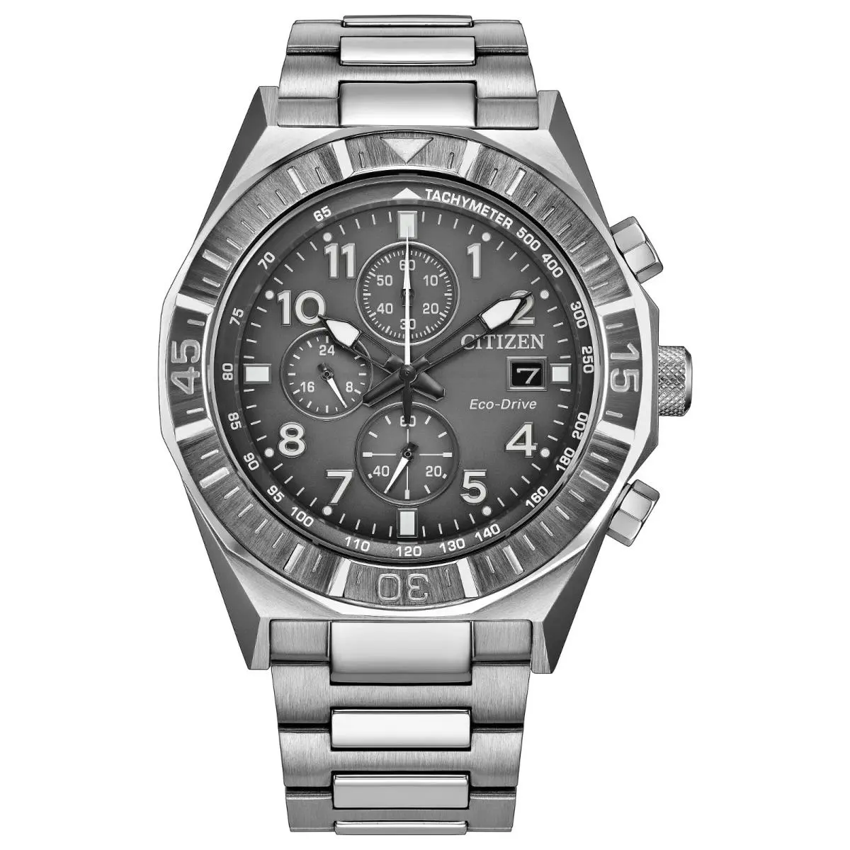 Citizen Nighthawk CA0890-54H Eco-drive Chronograph Gray Dial Sapphire 42mm 100M