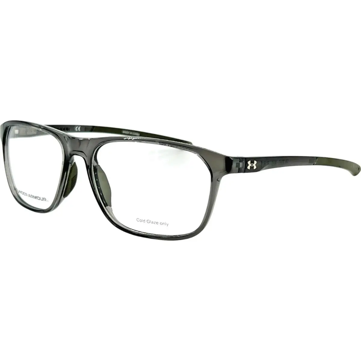 UA5030 Mens Plastic Eyeglass Frame 00OX Crystal Green 55-16 w Case by Under Armour