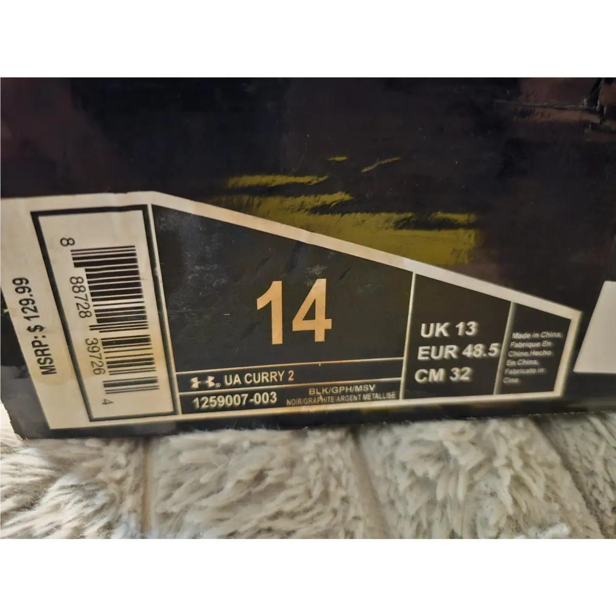Under Armour shoes - Under Armour Curry 2 - Curry - Black 1