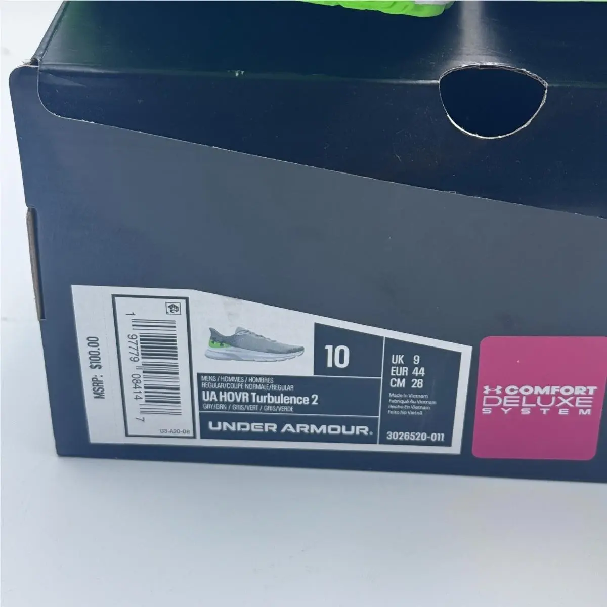 Under Armour shoes - Under Armour HOVR Turbulence - HOVR Turbulence - Gray (UPC: 197779084147) 7