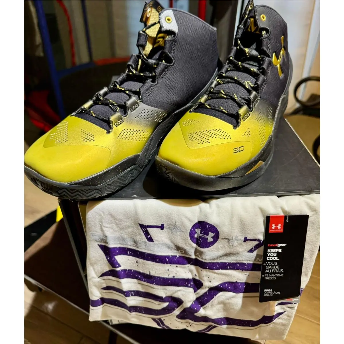 Under Armour shoes - Under Armour Curry 2 - Curry - Multi-Color (UPC: 190496187320) 4