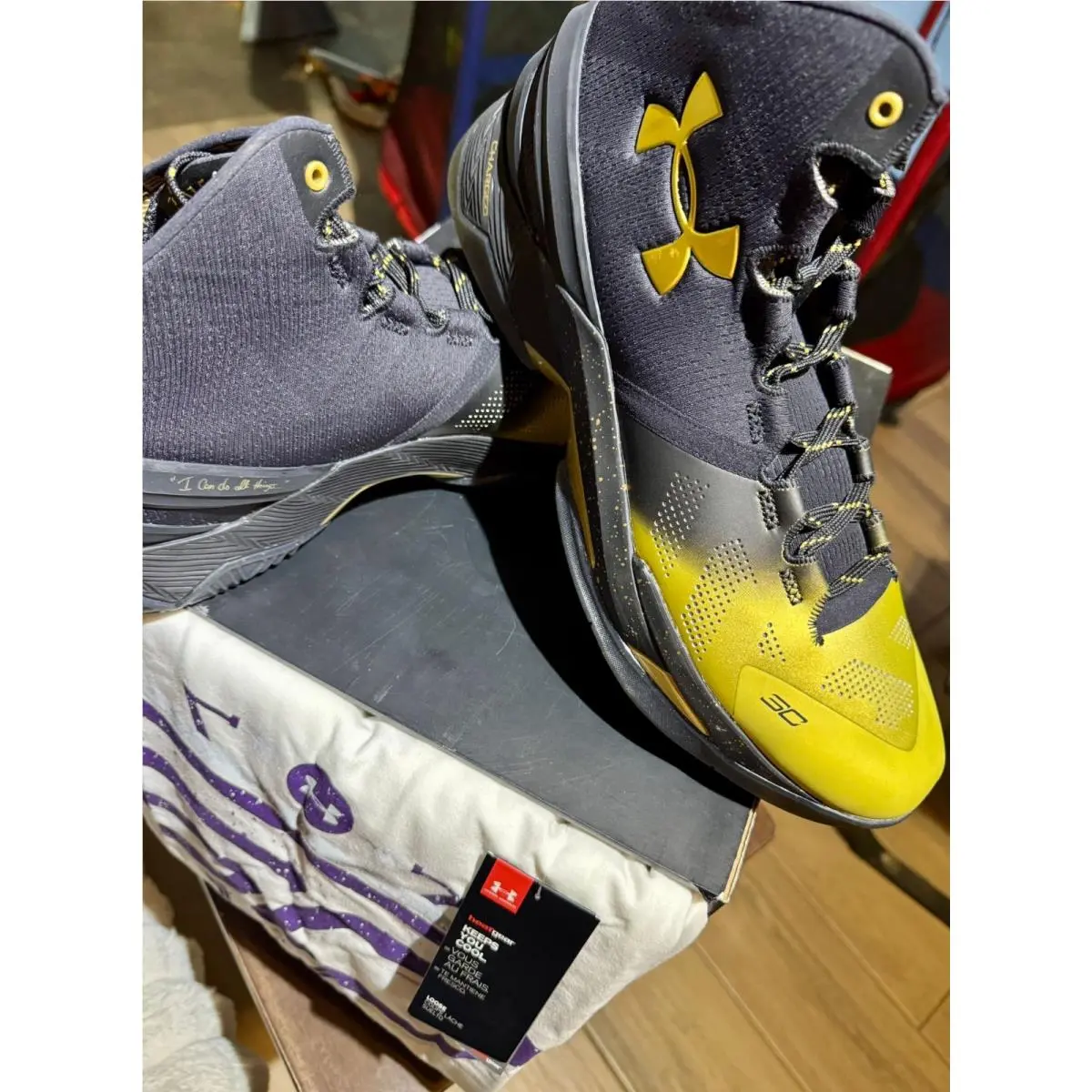 Under Armour shoes - Under Armour Curry 2 - Curry - Multi-Color (UPC: 190496187320) 6