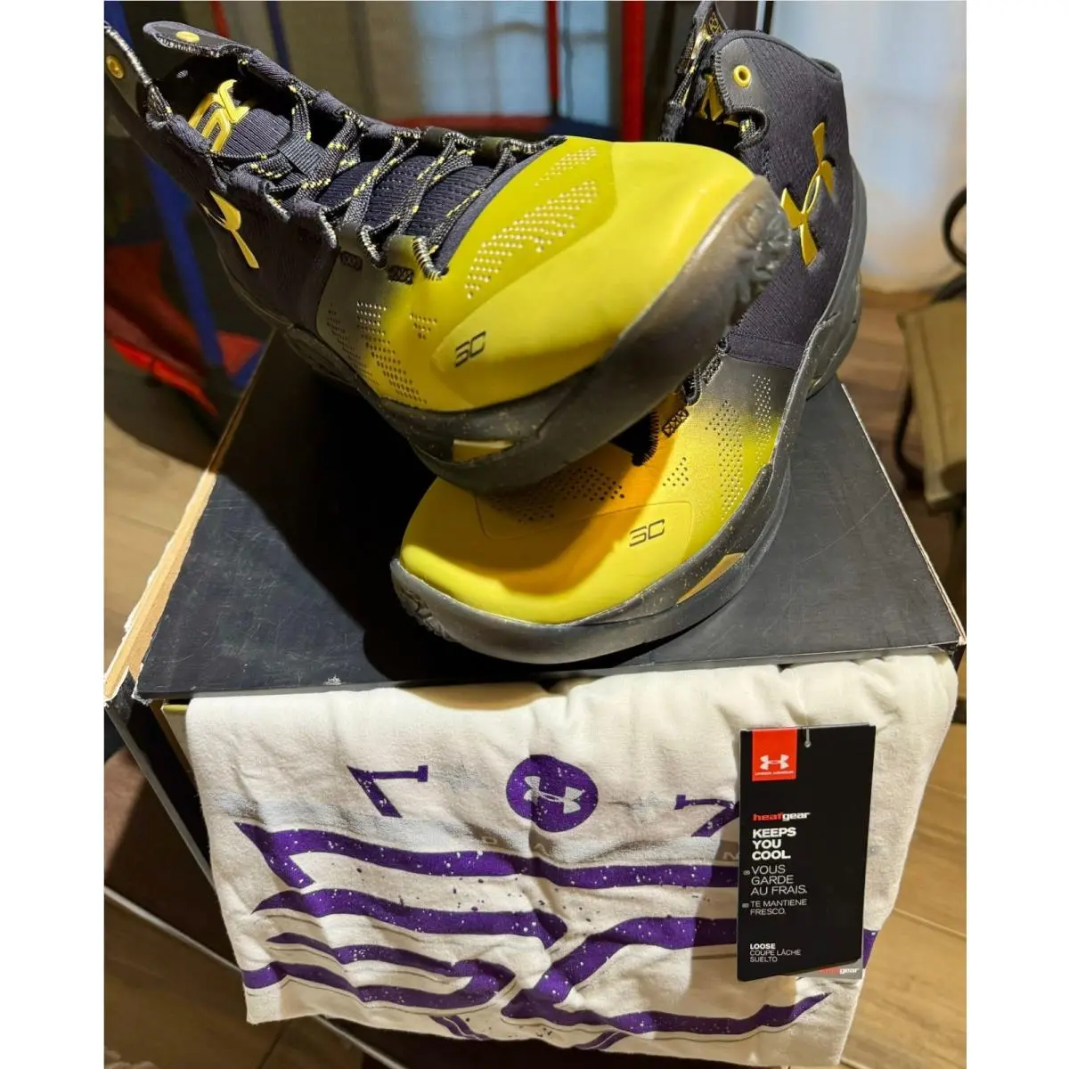 Under Armour shoes - Under Armour Curry 2 - Curry - Multi-Color (UPC: 190496187320) 7