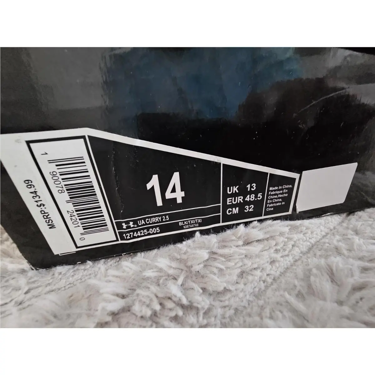 Under Armour shoes - Under Armour Curry 2.5 - Curry - 1274425-005 - Black 2