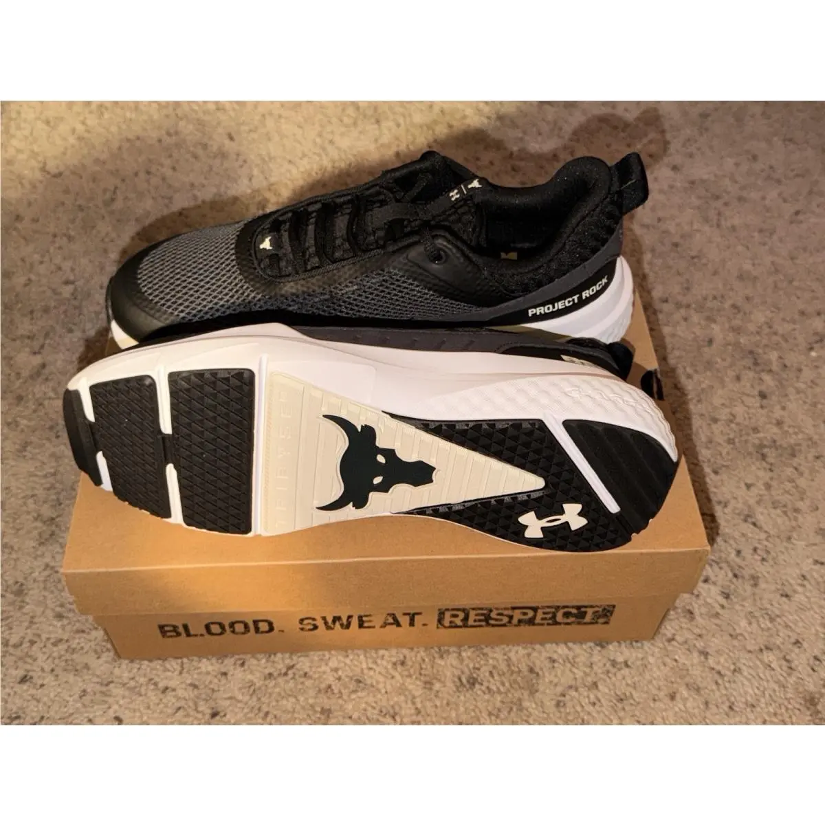 Under Armour shoes - Under Armour Project Rock BSR 5 - 3028396-002 - Black (UPC: 0197778755963) 3