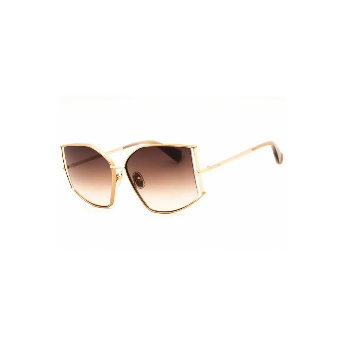 MM0142-32F-59 Sunglasses Size 59mm 135mm 15mm Gold 889214559753 by Max Mara