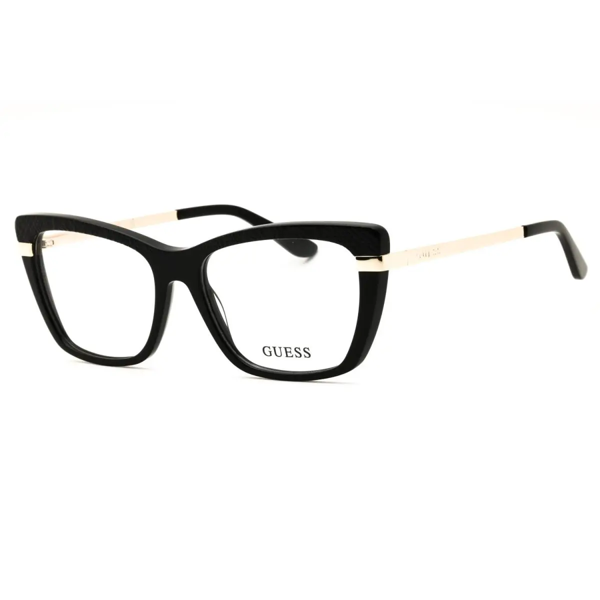 GU50246 001 Shiny Black 54mm Eyeglasses by Guess