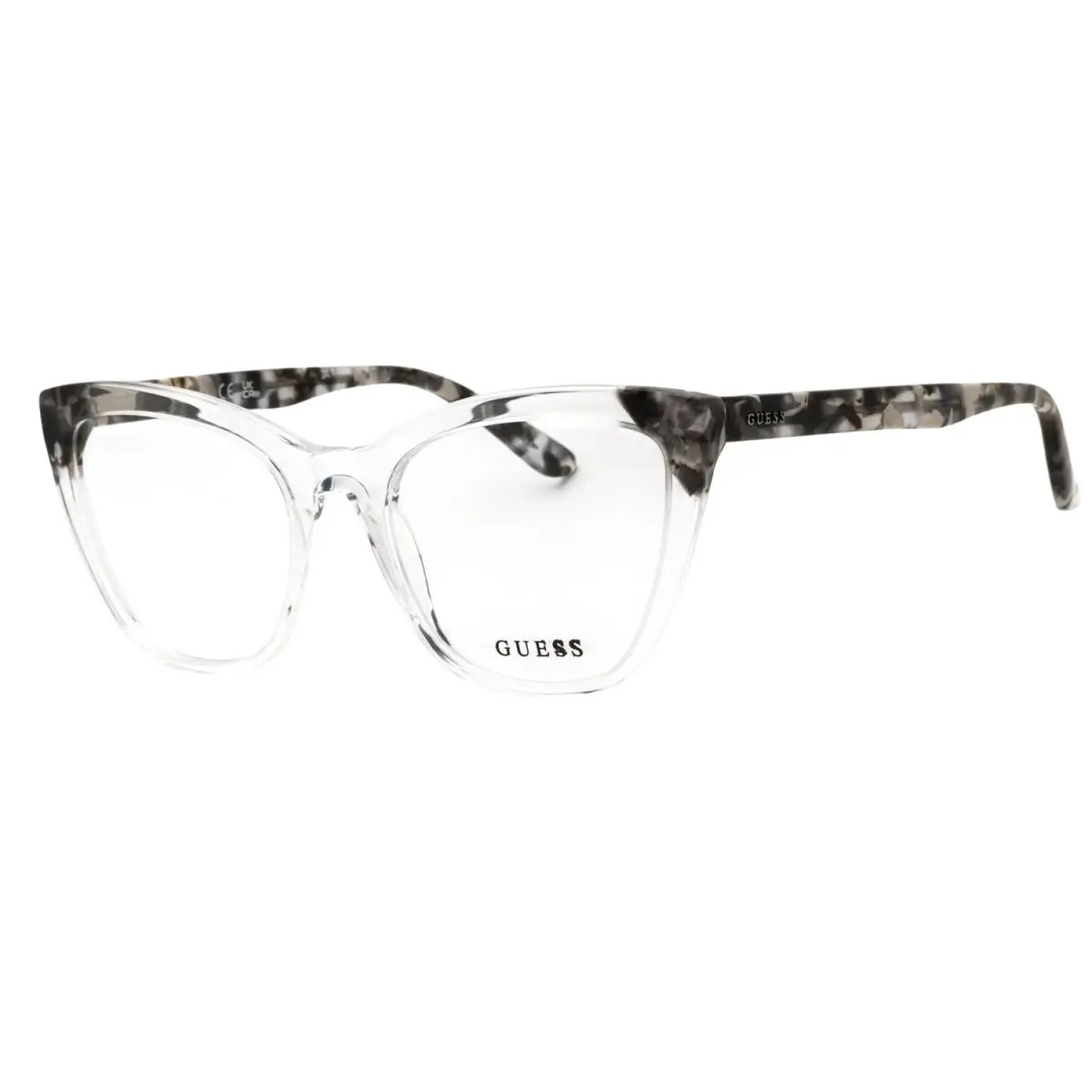GU2674 027 Crystal 53mm Eyeglasses by Guess