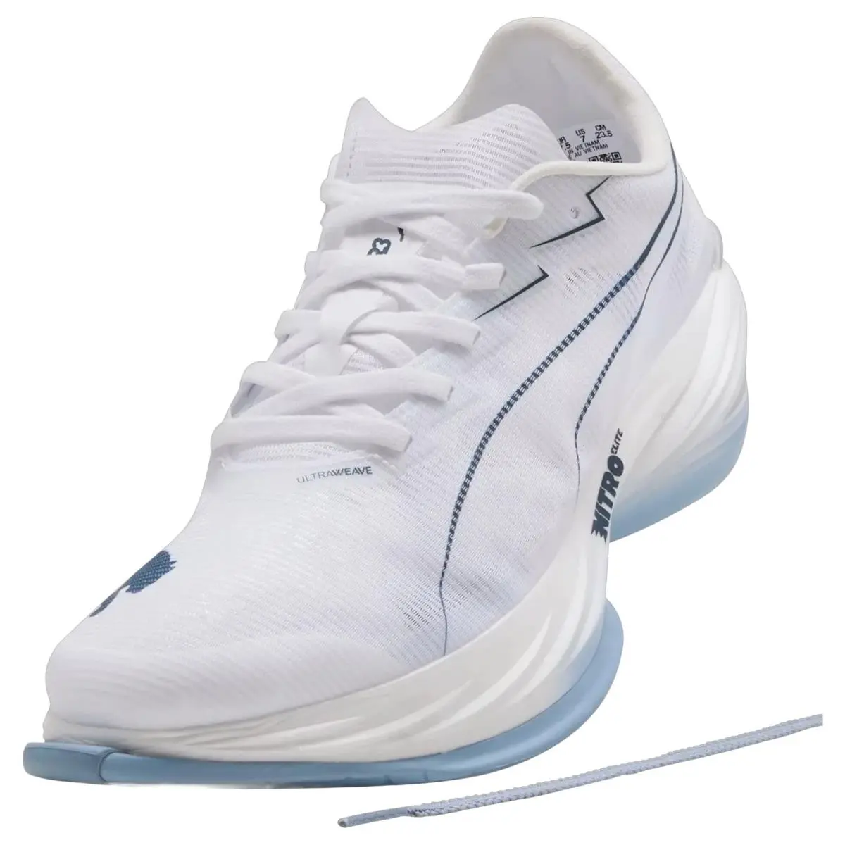 Puma shoes - Fast R Nitro Elite 3 - 312061-11 - Puma White/Chambray Blue 4