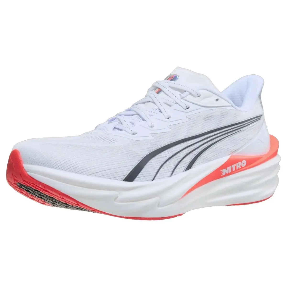 Puma shoes - Deviate Nitro 4 - Deviate Nitro - 312123-26 - White/Ultra Red 0