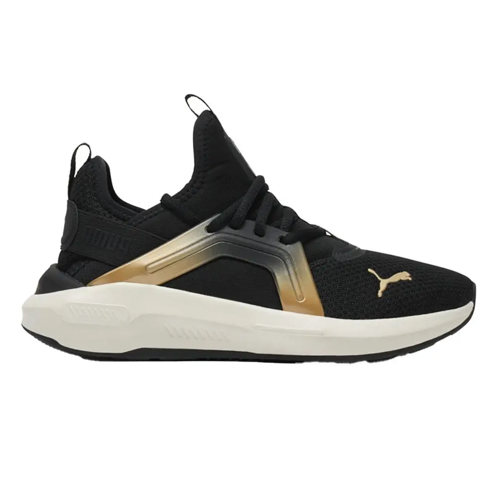 Puma shoes - PUMA Softride Enzo 5 Metallic Wide Lace Up - 31233401 - Black 5
