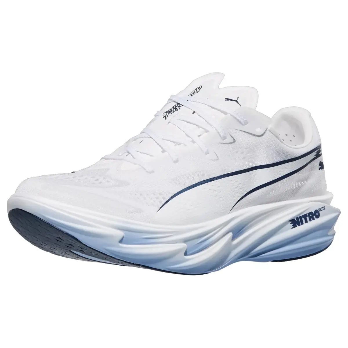 Puma shoes - Deviate Nitro Elite 4 - Deviate Nitro Elite - 312127-09 - White/Blue/Blue 1