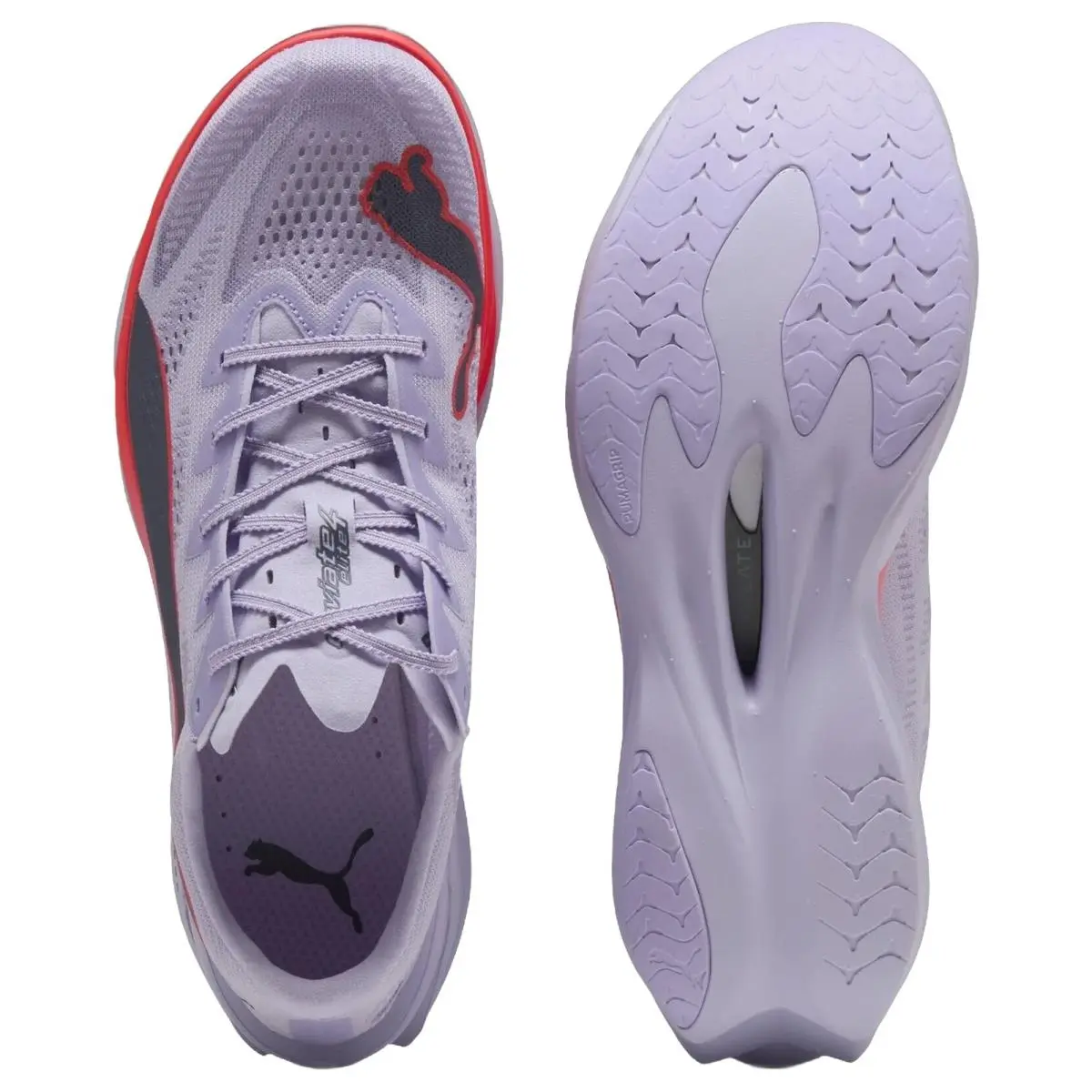 Puma shoes - Deviate Nitro Elite 4 - Deviate Nitro Elite - 312127-08 - Light Lavender/Ultra Red/Inky Depths 8