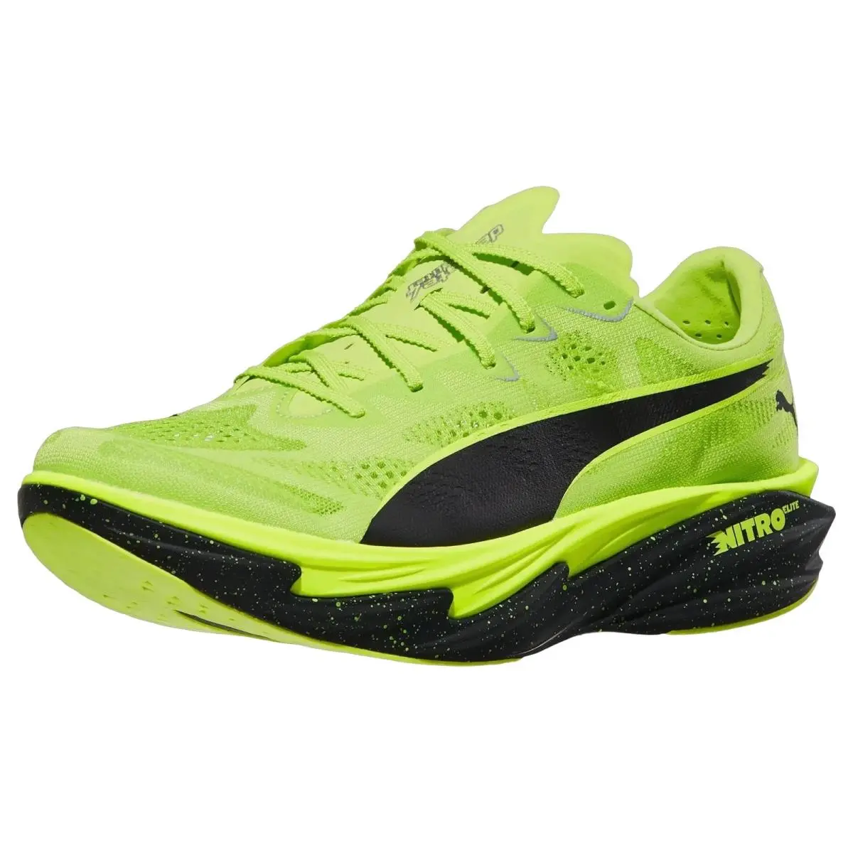 Puma shoes - Deviate Nitro Elite 4 - Deviate Nitro Elite - 312127-10 - Sunny Lime/Black 1
