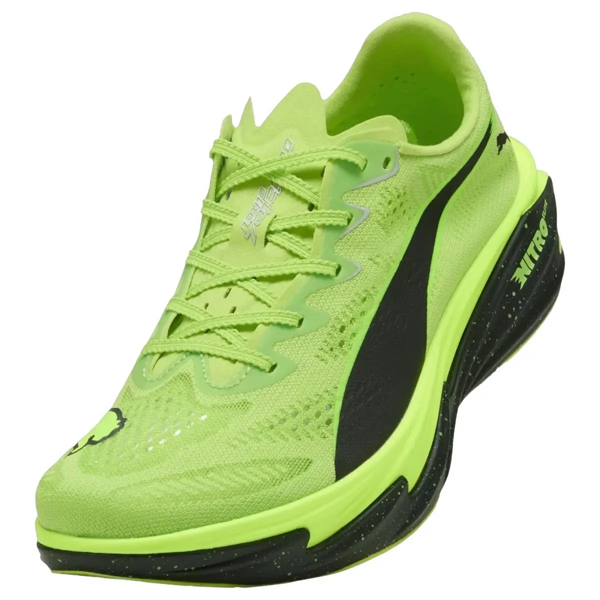 Puma shoes - Deviate Nitro Elite 4 - Deviate Nitro Elite - 312127-10 - Sunny Lime/Black 4