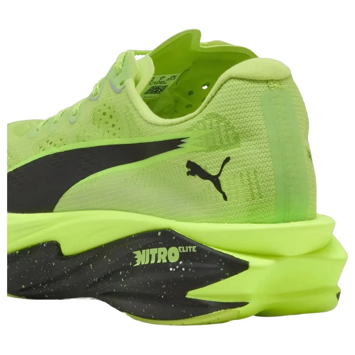 Puma shoes - Deviate Nitro Elite 4 - Deviate Nitro Elite - 312127-10 - Sunny Lime/Black 6