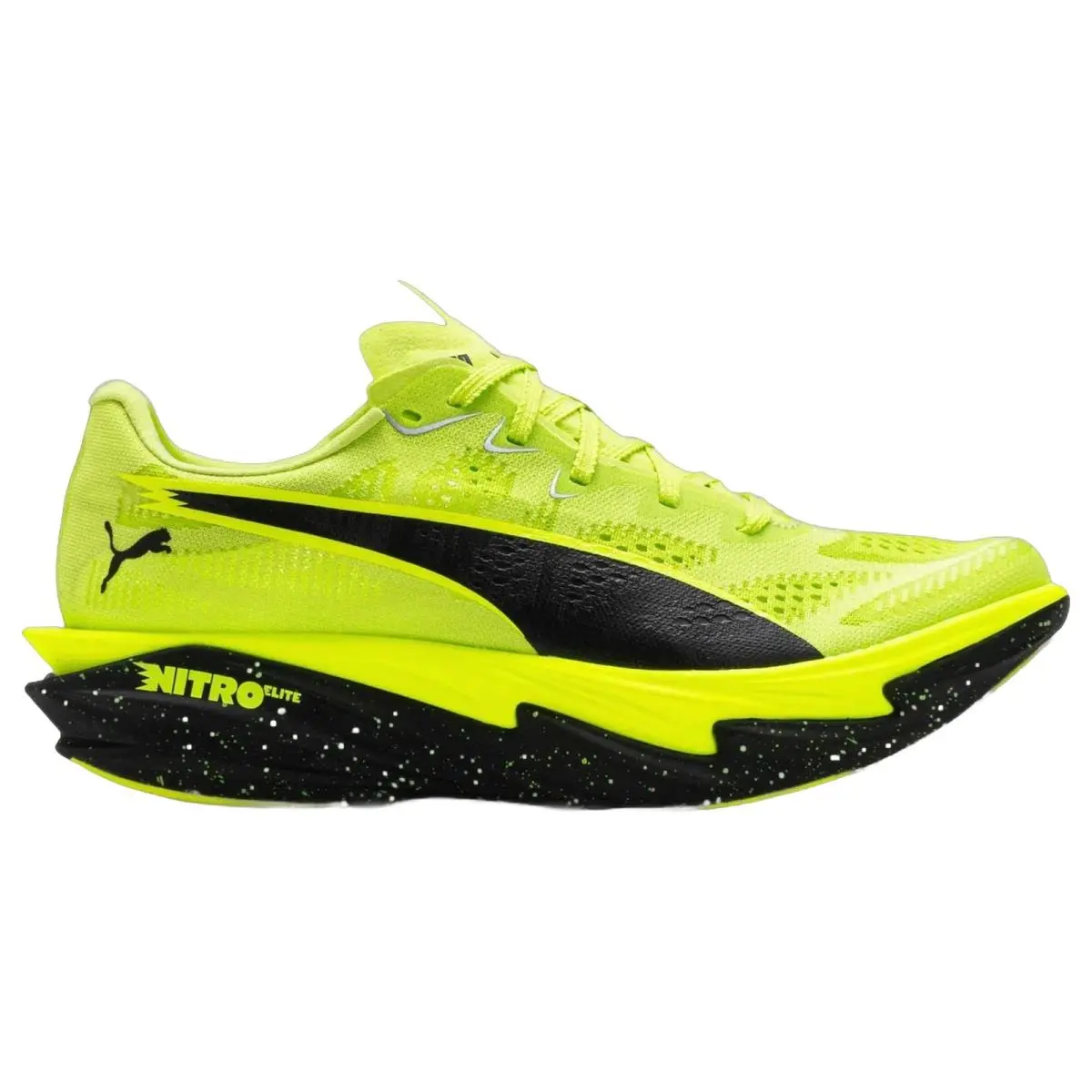 Puma shoes - Deviate Nitro Elite 4 - Deviate Nitro Elite - 312127-10 - Sunny Lime/Black 7