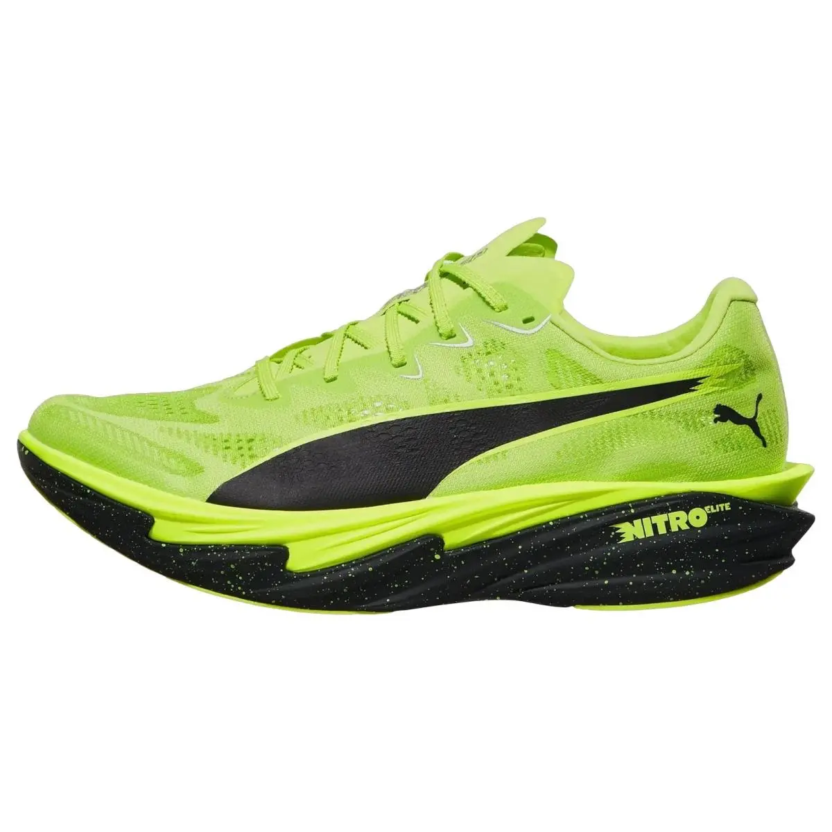 Puma shoes - Deviate Nitro Elite 4 - Deviate Nitro Elite - 312127-10 - Sunny Lime/Black 9