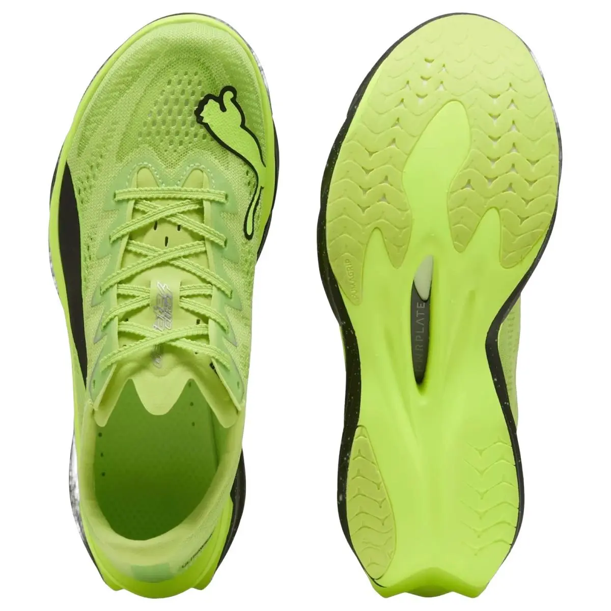 Puma shoes - Deviate Nitro Elite 4 - Deviate Nitro Elite - 312127-10 - Sunny Lime/Black 10