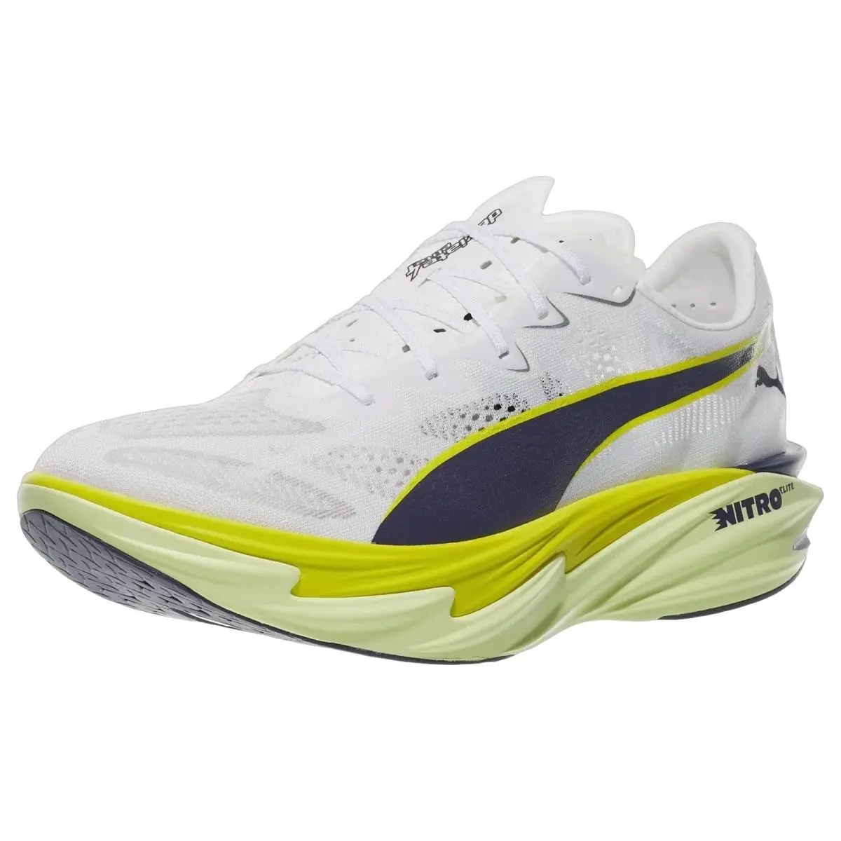 Puma shoes - Deviate Nitro Elite 4 - Deviate Nitro Elite - 312127-06 - White/Apple/Lime 6