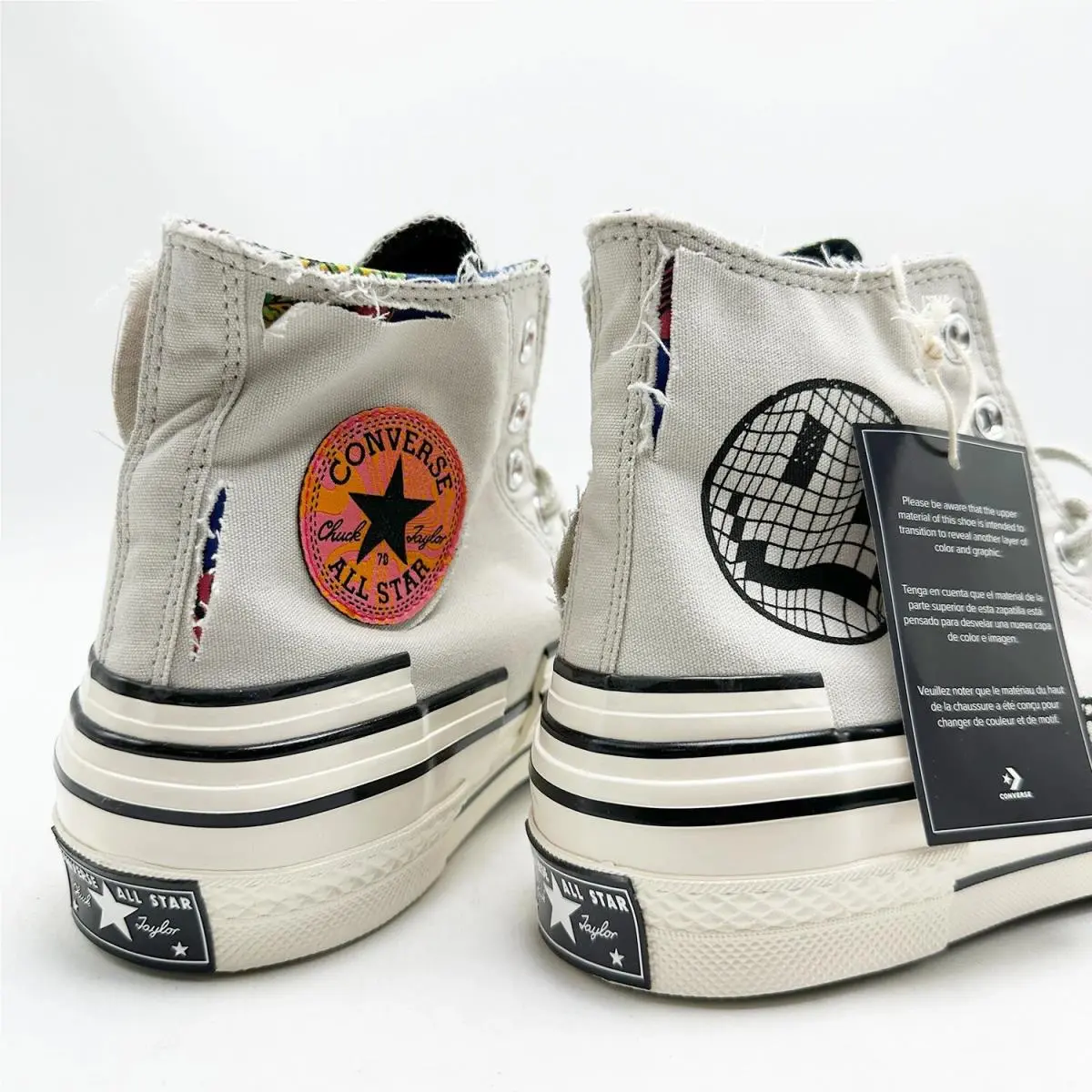 Converse shoes - Converse Chuck 70 - Chuck - A00730C - Light Bone / Black / Egret (Off-White Neutral) 6