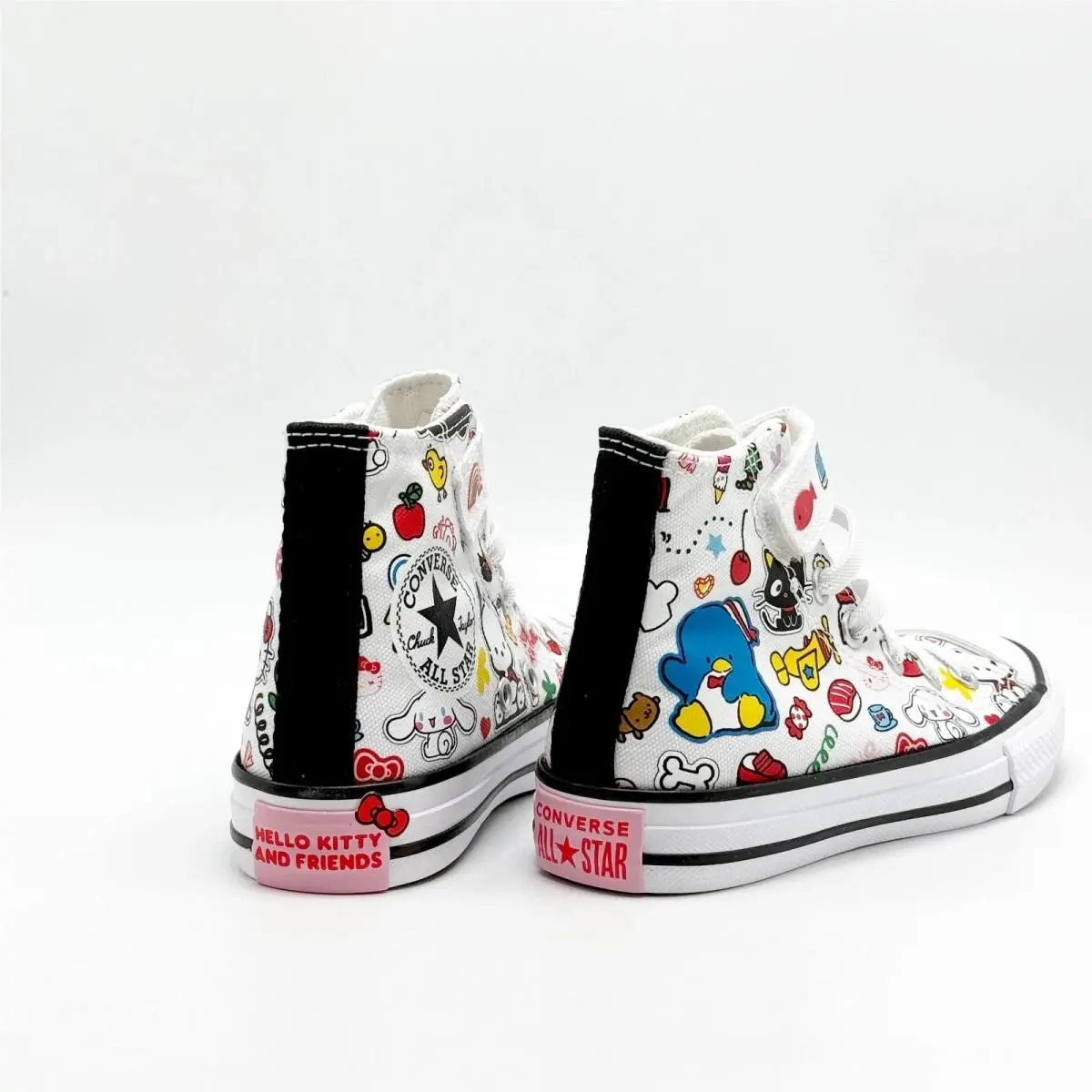 Converse shoes - Converse Chuck Taylor All Star 1V Hi - A17701C - Optic White / Multi / Pink / Black 5
