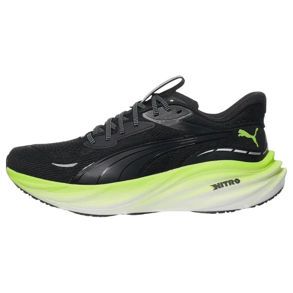 Puma shoes - Magnify Nitro 3 - Magnify Nitro - 311046-24 - Black/Sunny Lime 5