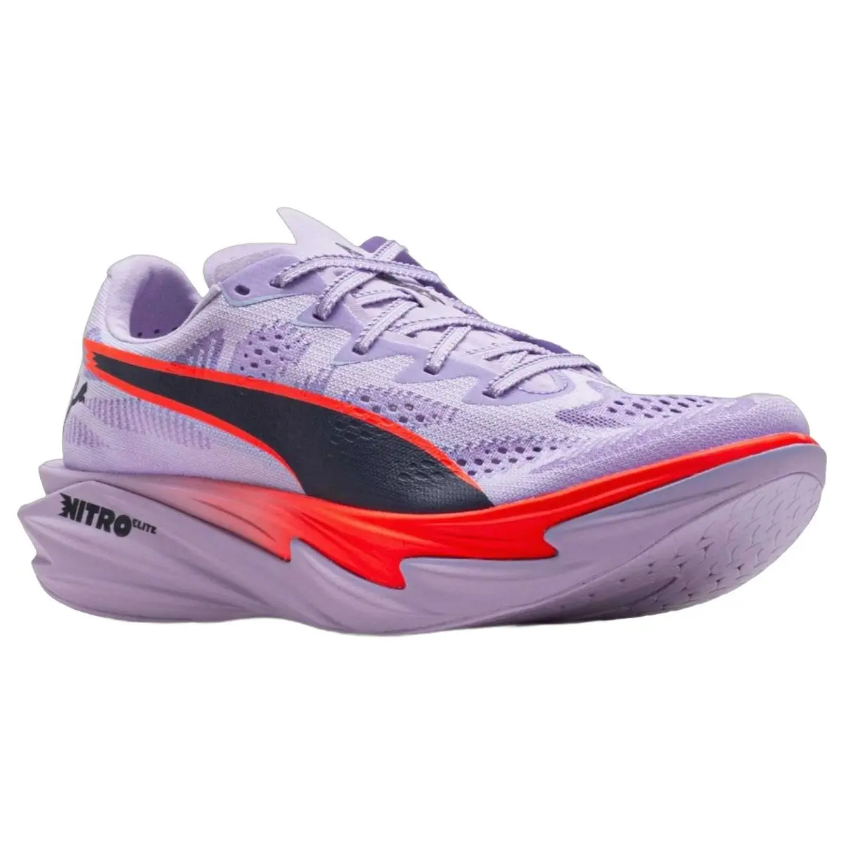 Puma shoes - Deviate Nitro Elite 4 - Deviate Nitro Elite - 312128-08 - Light Lavender/Ultra Red 3