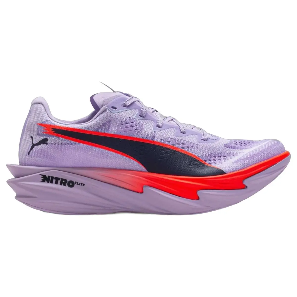 Puma shoes - Deviate Nitro Elite 4 - Deviate Nitro Elite - 312128-08 - Light Lavender/Ultra Red 6