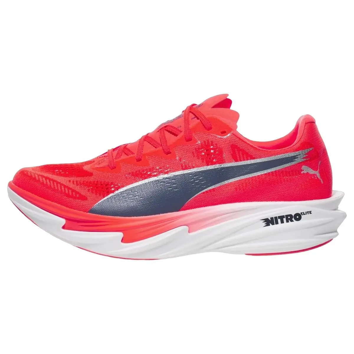 Puma shoes - Deviate Nitro Elite 4 - Deviate Nitro Elite - 312127-07 - Red/Ink/White 5