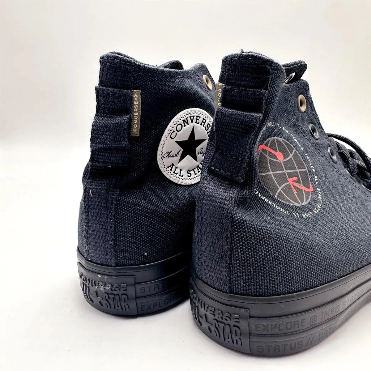 Converse shoes - Converse Chuck Taylor All Star Hi - A03775F - Dark Smoke Grey / Black / White 1
