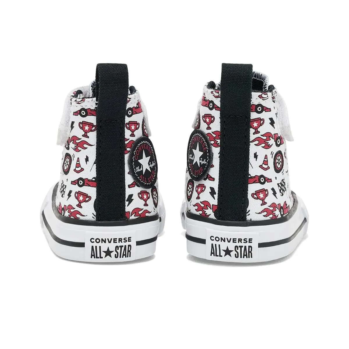 Converse shoes - White/White/Black 12