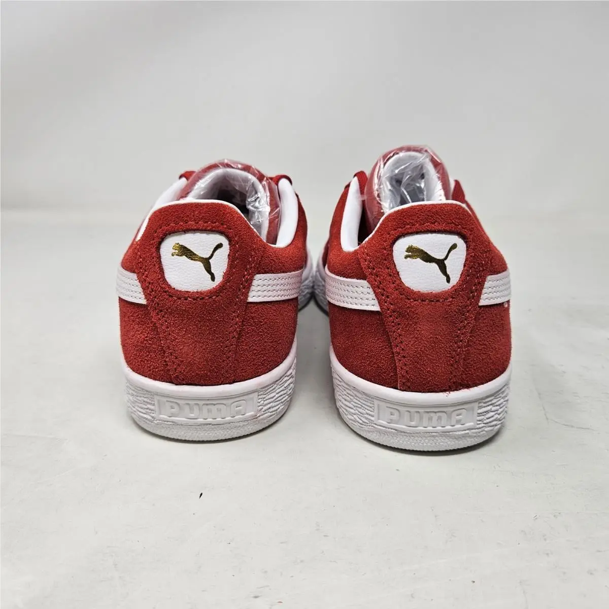 Puma shoes - PUMA Suede Classic Lace Up - 399781-02 - Red - White (UPC: 197670841702) 3