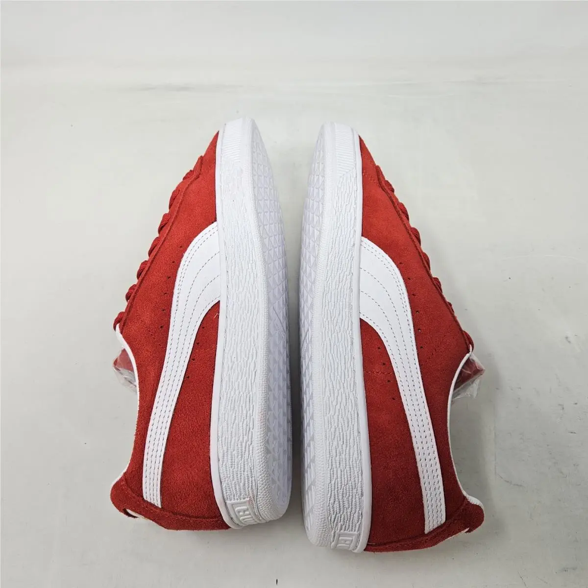 Puma shoes - PUMA Suede Classic Lace Up - 399781-02 - Red - White (UPC: 197670841702) 5