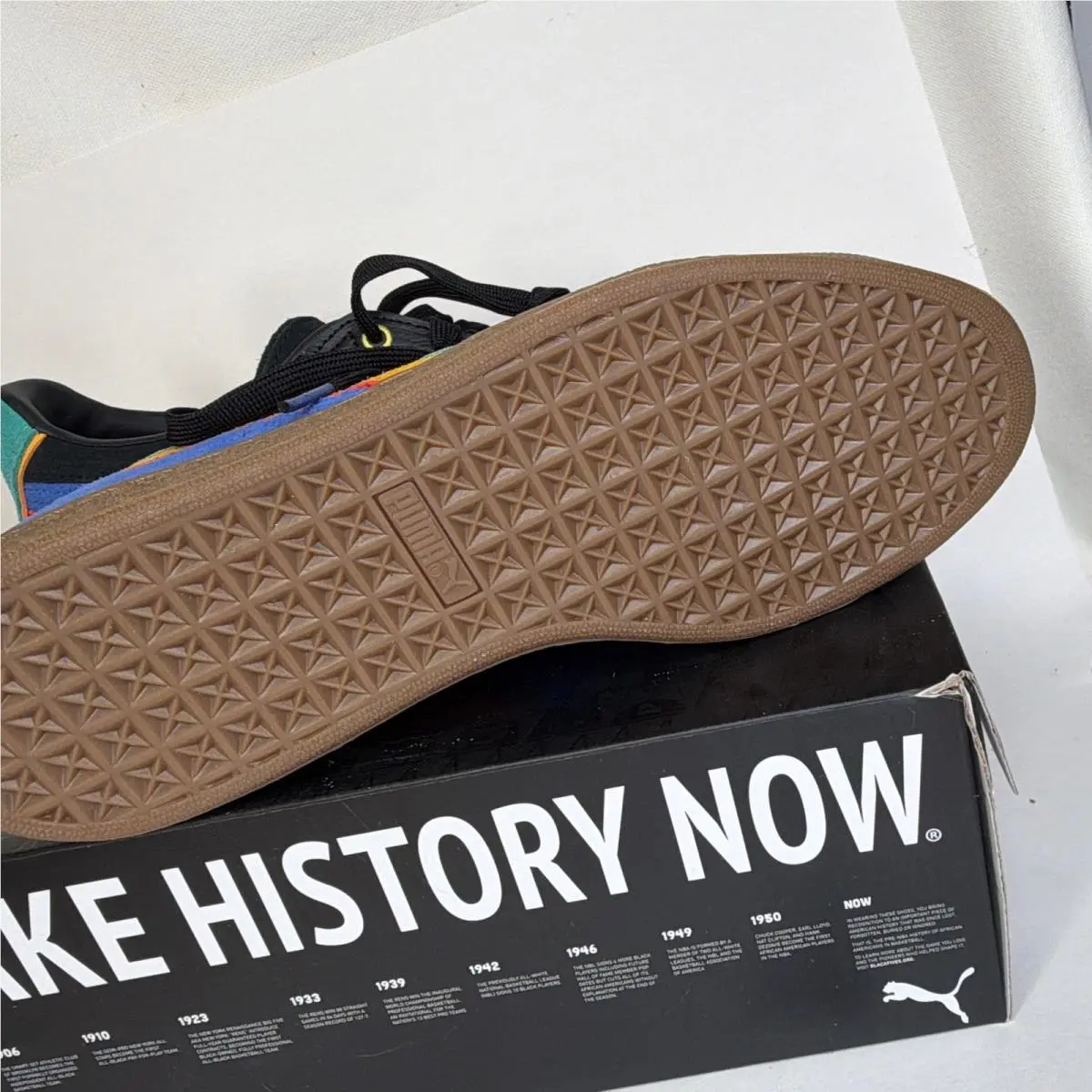Puma shoes - PUMA Suede Triplex x Black Fives - Black, Blue, Green, Orange, Brown 3