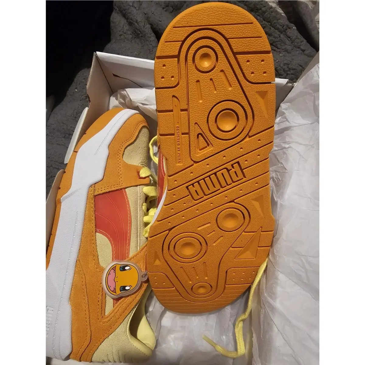 Puma shoes - Orange, Cream 3