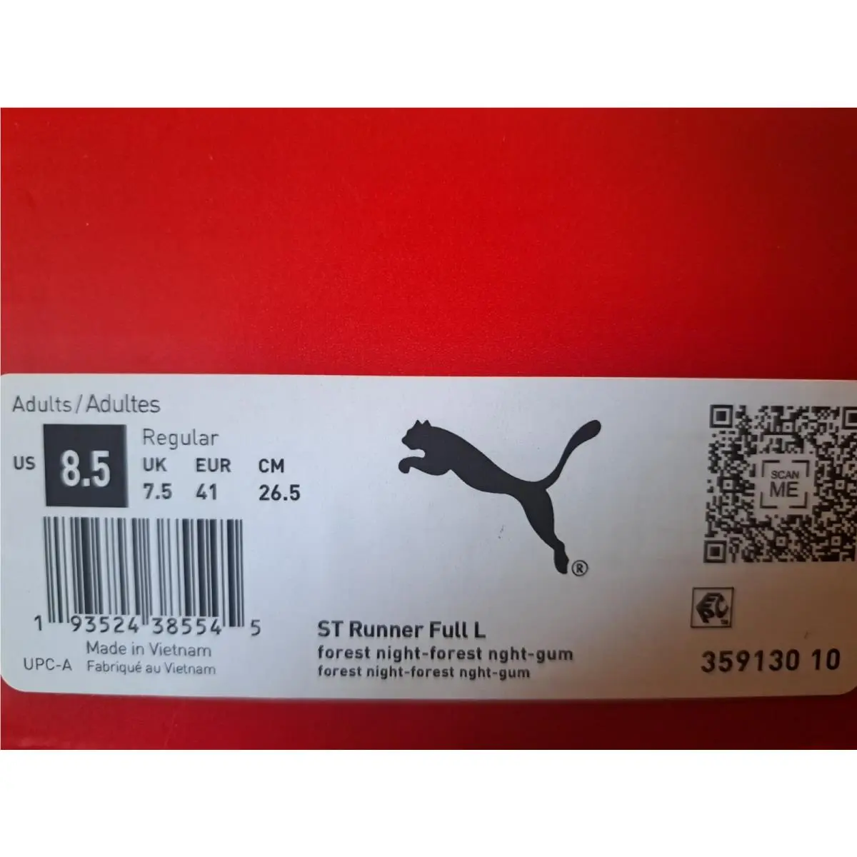 Puma shoes - PUMA ST Runner - Runner - 365278-01 - Black 18