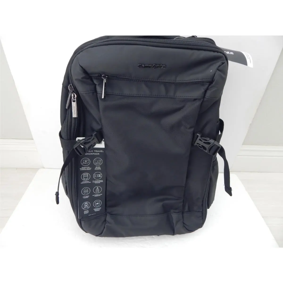 Samsonite 163145-1041 15.6 Evos Dlx Travel Backpack Black