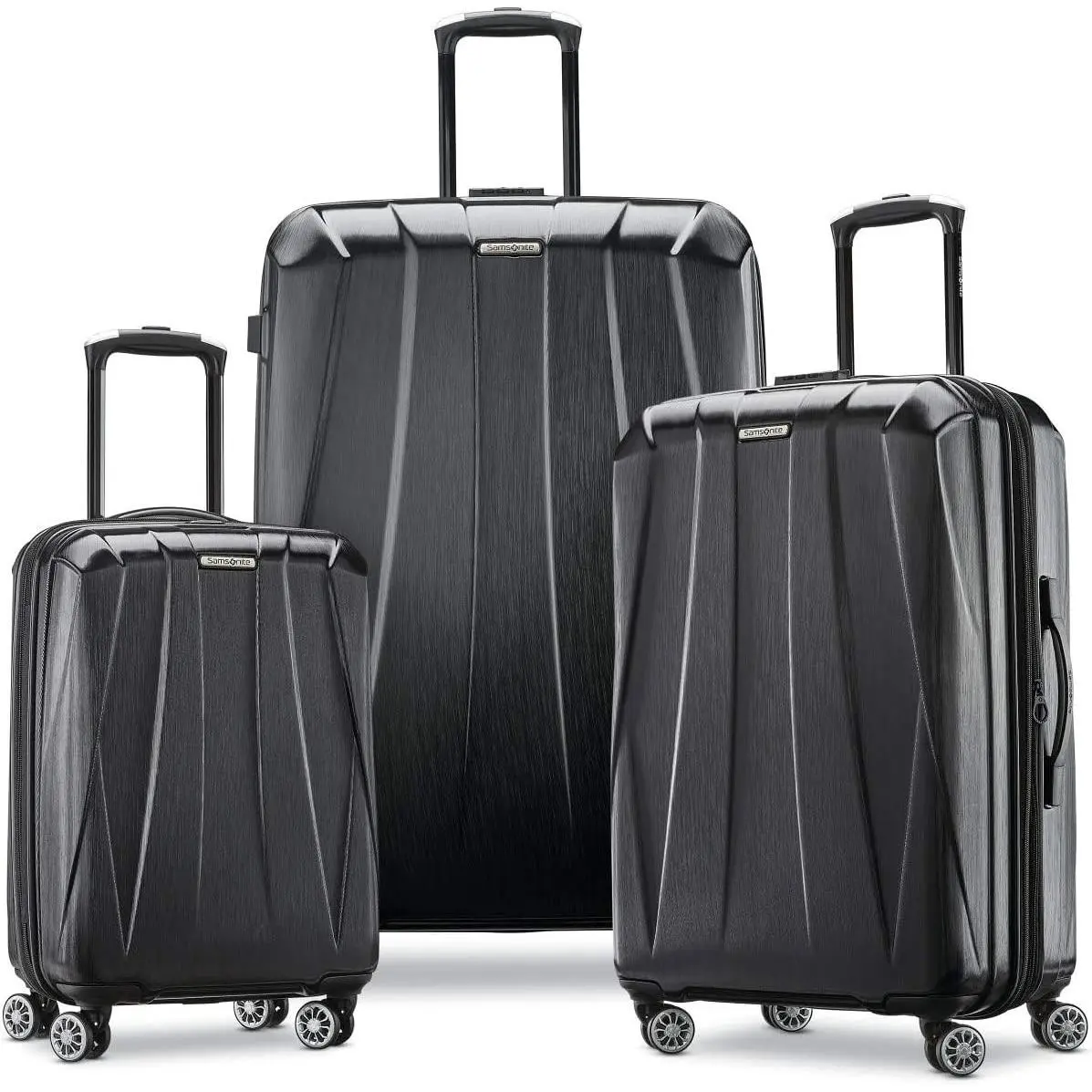 Black -  Centric 2 Hardside Expandable Luggage with Spinner Wheels by Samsonite