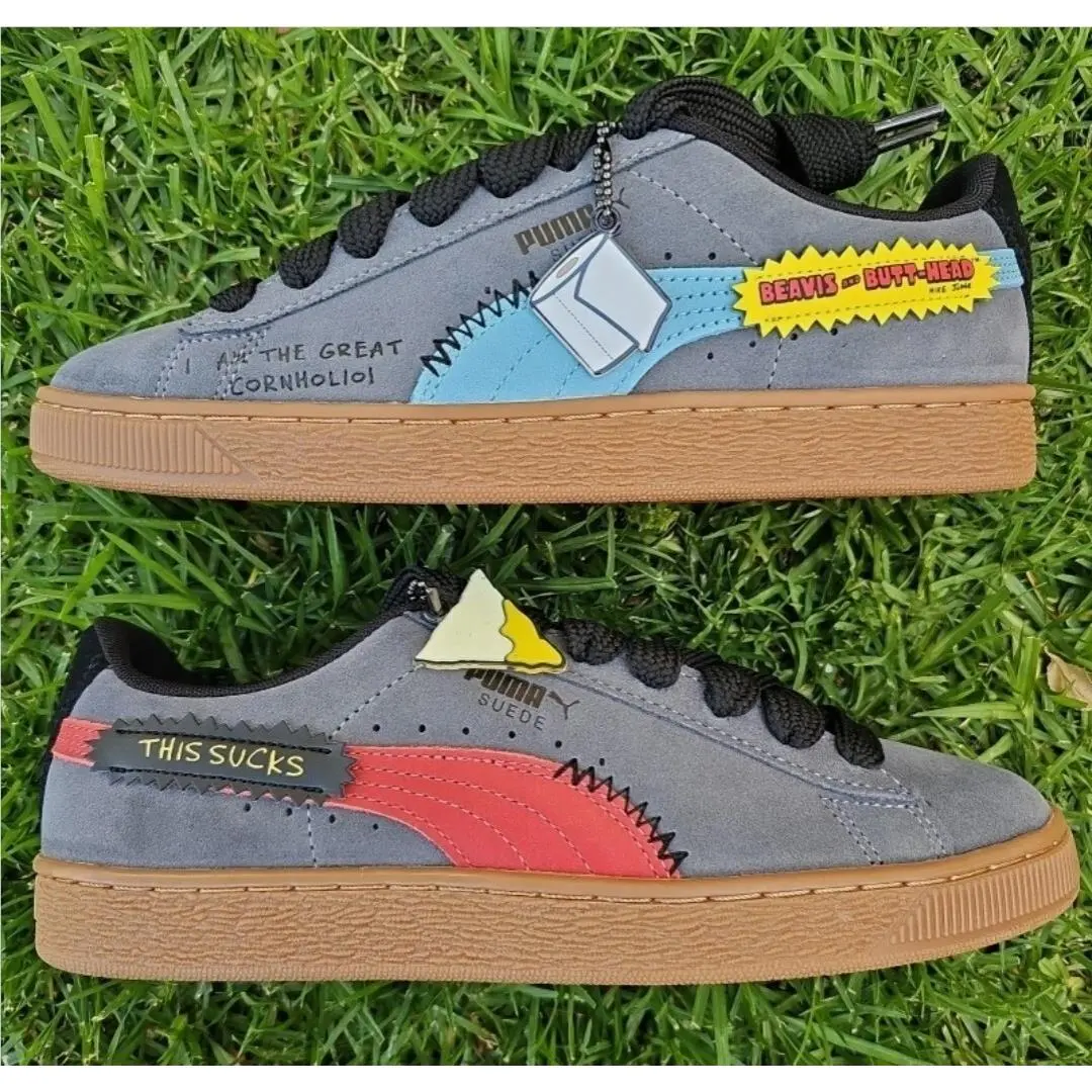 Puma shoes - PUMA Suede - Suede - Gray 5